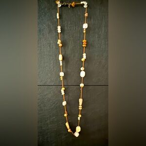 Beautiful and natural glass shell necklace